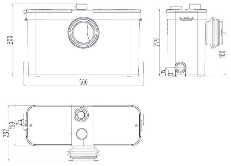 STP-500 - размеры STP-500 - размеры