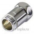 Прямой штуцер с накидной гайкой хром 3/4F x 3/4M - №2