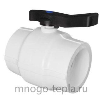 Кран шаровый полипропиленовый PLASTICA ALFA 75 мм - №1