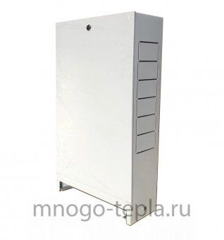 Шкаф коллекторный наружный глубокий 1-3 выхода ШРНГ-0 (652*150*367) - №1