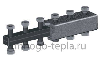 Коллектор отопления контура 4+3 TIM NDM0106-4(7), до 85 кВт - №1