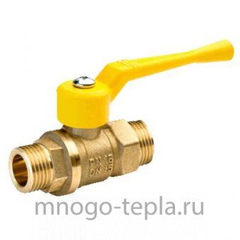 Кран шаровой газовый БАЗ 11б27п ШШ рычаг 15 (А12) - №1