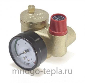 Группа безопасности котла TIM JH-1023-3 (3 бар) компактная - №1