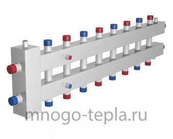 Коллекторный модуль с гидрострелкой RISPA ГРУ+КМГ 100-9ВУ, нержавеющая сталь - №1