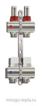 Коллекторная группа Tim (KD002) 1" ВР, 2 отвода 3/4", расходомер - №1
