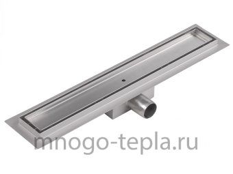 Трап под плитку для душа TIM BAD454002, размер 400 x 70мм, защита от запаха, горизонтальный выпуск - №1