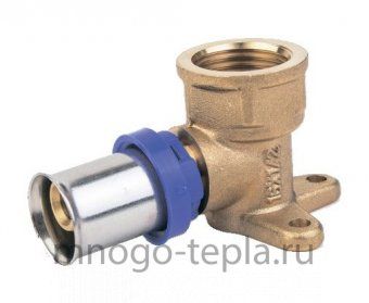 Пресс - уголок гайка с креплением 16 х 1/2" ВР TIM F-ZL1602F (установочный) - №1