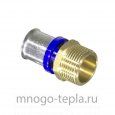 Пресс - штуцер 16 х 1/2" НР TIM F-S1602M - №4