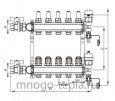 Коллекторная группа Tim (KC009) 1" ВР, 9 отводов 3/4", расходомер, воздухоотводчик, сливной кран - №5