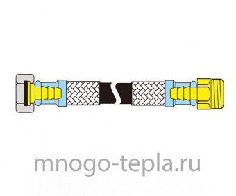 Гибкая подводка TiM 1/2 г/ш 120 см - №1