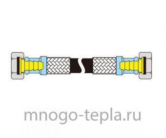 Гибкая подводка TiM 1/2 г/г 120 см - №1