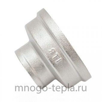 Муфта переходная 1½" x 1¼" никелированная - №1