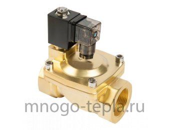 Электромагнитный клапан для воды UNIPUMP BOX-25 1", нормально открытый, 220В - №1