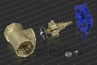 Вентиль запорный 1 1/2" TIM BL1806 с возможностью регулирования - №1