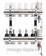 Коллекторная группа PROFACTOR PF MB 802.10 1" ВР, 10 отводов 3/4", расходомер, воздухоотводчик, сливной кран - №2