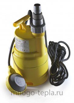 Погружной дренажный насос для воды AquaTIM AM-WPC400-03GT, 400 Вт, с поплавком, размер фракций до 5 мм - №1