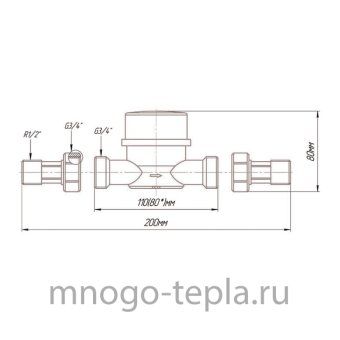 Счетчик воды Норма СВКМ-15 У (110мм, с КМЧ и обрат. клапан.) - №1