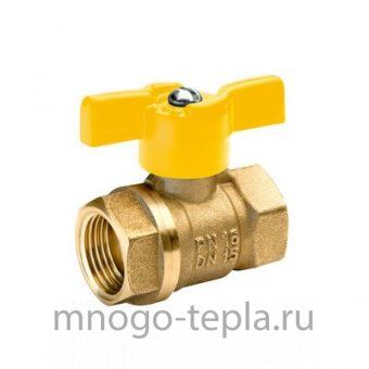 Кран шаровой газовый БАЗ 11б27п ГГ бабочка 15 (А10/1) - №1
