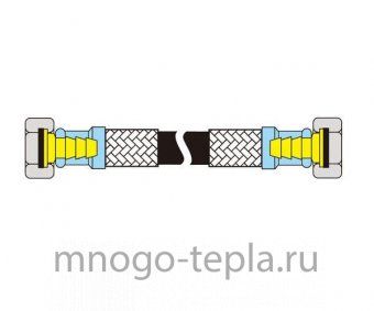Гибкая подводка TiM 1/2 г/г 150 см - №1