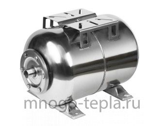 UNIPUMP гидроаккумулятор 24 л (нерж.) горизонтальный - №1