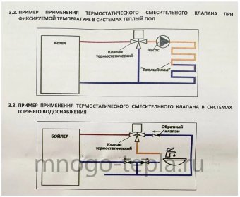 Термостатический смесительный клапан ZEISSLER ZSm.412.254306, подсоединение 1" НР, регулировка температуры 20-43°С, KV 2.5 - №1
