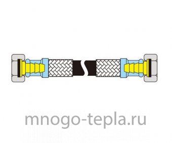 Гибкая подводка TiM 1/2 г/г 100 см - №1