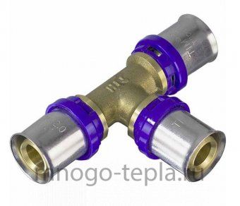 Пресс - тройник соединительный 16 х 16 х 16 TIM F-T161616 - №1