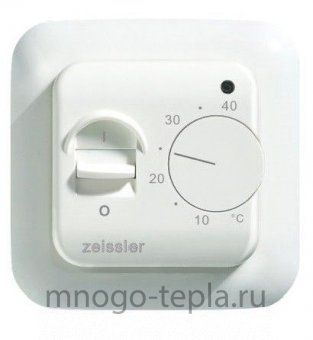 Электро-механический термостат Zeissler M5.713 для теплого пола, со встроенным датчиком - №1